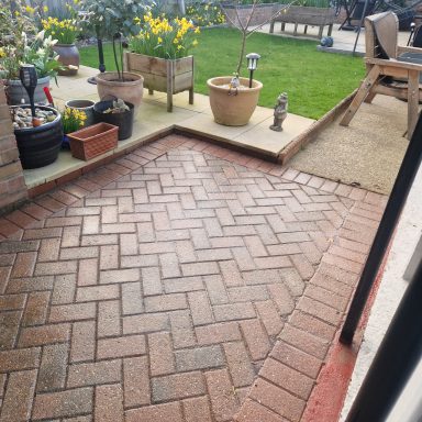 Rear Garden Patio Clean