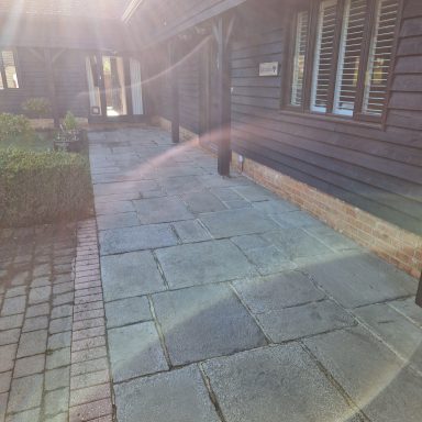 Front Patio Clean